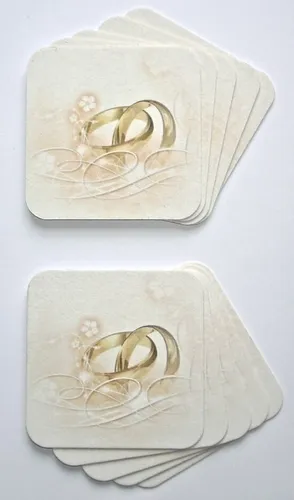 Glasuntersetzer & Bierdeckel Weiß von LYSCO