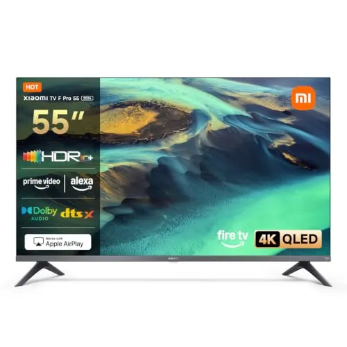 Xiaomi TV F Pro 55 (140 cm) – 4K UHD QLED Smart TV mit Fire OS 8