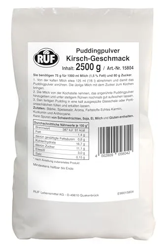 Ruf Puddingpulver Kirschgeschmack Beutel 2,5kg
