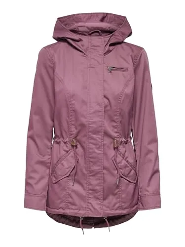 ONLY Parka ONLLORCA LIFE CANVAS PARKA CC OTW mit Kordelzug in braun von ONLY