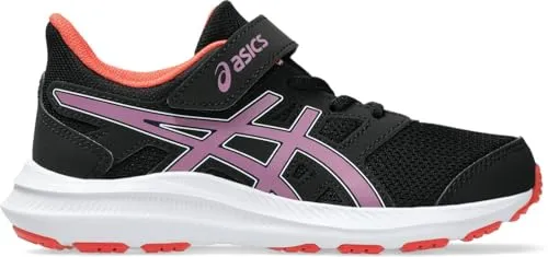 Asics Jolt 4 PS Mädchen Laufschuhe - Noir - 28.5 - Laufschuhe für Mädchen, ideal für Asphalt und befestigte Wege, bieten Komfort und Unterstützung bei jeder Laufeinheit.
