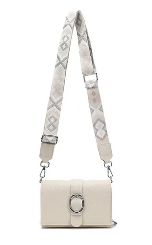 ITALYSHOP24 Schultertasche Damen - Multifunktionale Cross Over Body Bag - Schultertasche, Clutch und Handytasche in einem! Mit 3 getrennten Fächern und einem verstellbaren Gurt ist sie der perfekte Begleiter für jeden Tag.