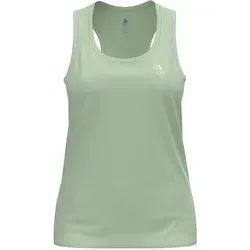 Odlo Damen Zeroweight Chill-Tec Top in Grün (Größe L) - Laufshirt aus atmungsaktivem, ultraleichtem Material mit innovativer Chill-Tec-Kühltechnologie für optimalen Komfort beim Sport.
