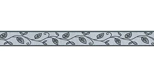 A.S. Création selbstklebende Bordüre Only Borders Borte 5,00 m x 0,05 m grau schwarz Made in Germany 262219 2622-19
