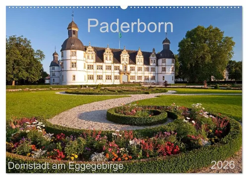 CALVENDO Wandkalender Paderborn Domstadt am Eggegebirge (Wandkalender 2026 DIN A2 quer), CAL