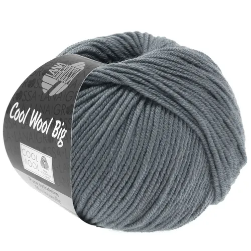 Wolle Kreativ! Lana Grossa - Cool Wool Big - Fb. 981 stahlgrau 50 g