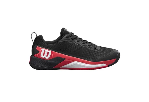 Wilson Rush Pro 4.5 - Allcourt Tennisschuh schwarz 46 2/3 EU - Tennisschuhe mit sportlichem Design, optimaler Dämpfung und hervorragender Bodenhaftung für maximale Leistung auf dem Platz.