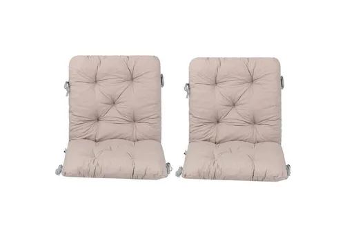 HOMECALL Dekokissen Bankauflage mit Rückenlehne, 2er Set - Dekokissen für Gartenbänke, mit hoher Formstabilität und komfortabler Baumwollfüllung für entspannte Stunden im Freien.