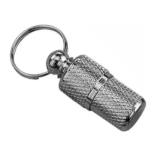 Nobby Adressanhänger 22 mm silber - für Hund und Katze - Adresshülse Adresstube