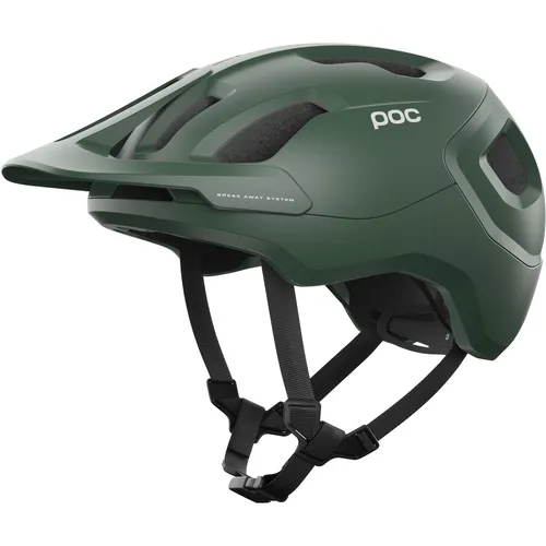 POC Axion Fahrradhelm - Leichter MTB Trail Helm in Grün (Größe 48-52CM) - Fahrradhelme mit optimierter Belüftung und vergrößerter Schutzzone für maximalen Komfort und Sicherheit beim Mountainbiking.