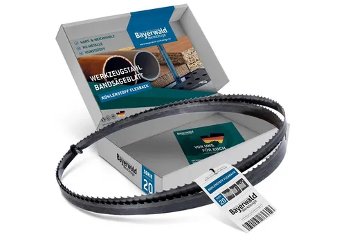 Bayerwald Metall Bandsägeblatt 3380 x 16 x 0.5 - Hochwertiges Bandsägeblatt für präzise Schnitte in Metall, ideal für Handwerk und Industrie, Qualität aus Deutschland.