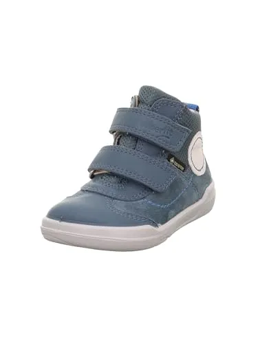 Superfit Baby Jungen SUPERFREE Gore-Tex Sneaker – HELLBLAU/WEIß 8010 - Bequeme Baby Sneaker mit leicht gefüttertem Textilkragen, ideal für aktive Kinder. Die atmungsaktive Gore-Tex-Membran sorgt für trockene Füße und optimalen Tragekomfort.