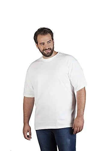 Premium T-Shirt Plus Size Herren, Weiß, 4XL