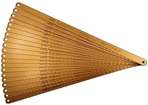 WRS Metallsägeblätter/Handsägeblätter/Bügelsägeblätter 300 mm, HSS-Bi-Metall, hochflexibel, universell für Stahl/Edelstahl/NE-Metalle usw. -MADE IN GERMANY-, Größen Name: - Inhalt: 20 Stück -