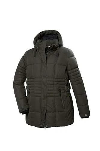 Produktbild STOY Damen Steppjacke mit abzippbarer Kapuze in Dunkeloliv