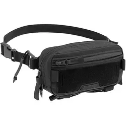 Clawgear EDC G-Hook Small Waistpack schwarz - Vielseitige Gürteltasche für Alltag und Abenteuer, mit G-Haken-Verschluss und MOLLE-System-Kompatibilität für sicheren Transport und flexibles Tragen.