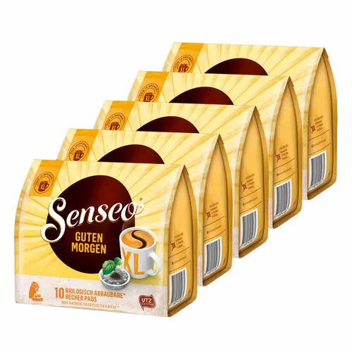 SENSEO KAFFEEPADS Guten Morgen XL, Stark & Intensiv, 5er Pack