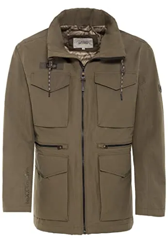 camel active Herren teXXXactive® Fieldjacket mit Reflektorprints Olive Braun, menswear-52
