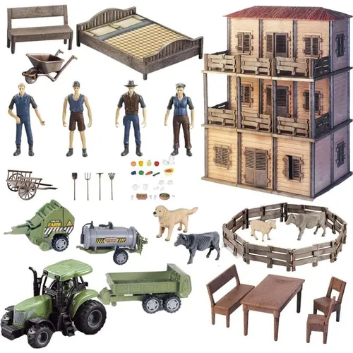 No Name Grosser Bauernhof Ranch Kit mit DIY-Bauern (48985229)
