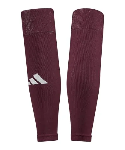 adidas Unisex Milano Sleeve Socks, team maroon 2/white, XXS in rot von adidas