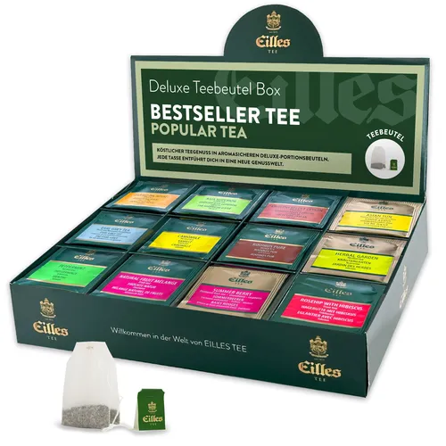 Produktbild BESTSELLER Mischbox mit 12 Sorten EILLES Deluxe Teebeutel