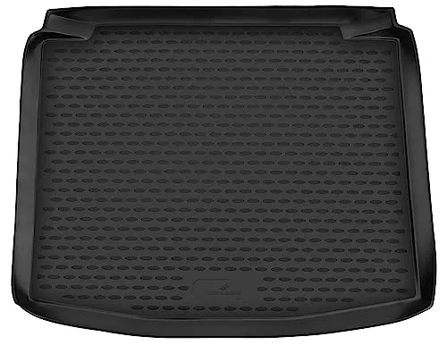 WALSER XTR Kofferraumwanne für VW Golf 4 Schrägheck (1J1) 1997-2007, 100% passgenaue Antirutschmatte Auto, Gummimatte Auto, Kofferraum Schutzmatte, Auto Gummimatten