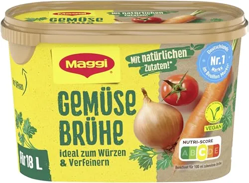 Maggi Gemüse Brühe, universelles Würzmittel aus natürlichen Zutaten