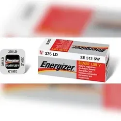 Energizer Silberoxid LD Uhrenbatterie 335-SR512SW - Batterien, langlebig und zuverlässig für präzise Uhrenleistung