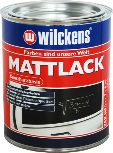 Kunstschmiedemattlack Schultafellack Tischtennisplatten Spezial-Mattlack schwarz