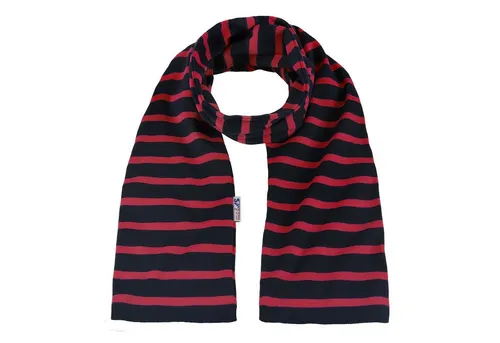 modAS Modeschal, Bretonischer Schal Unisex mit Streifen und uni Herren Damen Kinder