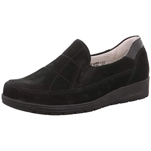 Waldläufer Damen Slipper 812502 812502-259-001 schwarz 568066