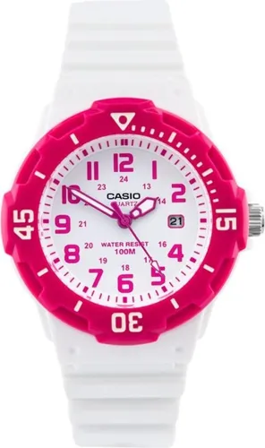 Casio Damen Analog Uhr LRW-200H.4B mit Silikon Armband - Elegante Armbanduhr für Damen, wasserfest bis 100m und ideal für Freizeit und Sport.