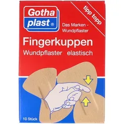 Gothaplast Fingerkuppenwundpfl.elastisch 2 Größen 10 St