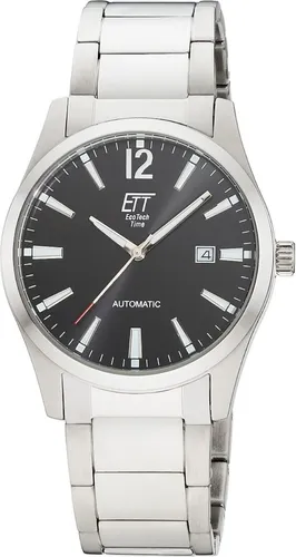 ETT Eco Tech Time Automatik Herren Uhr Analog mit Edelstahl Armband EGS-40410-21M