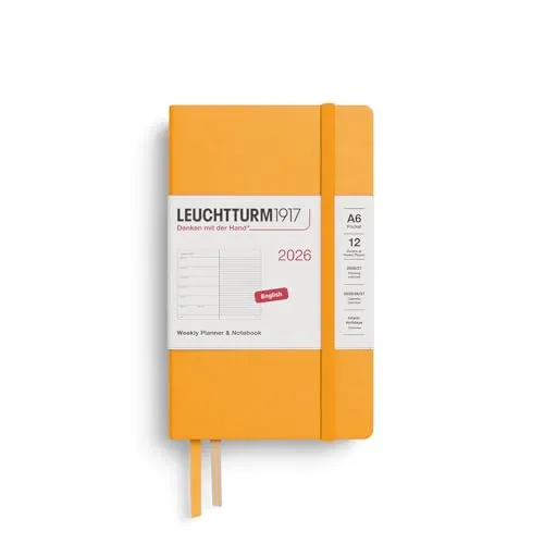 LEUCHTTURM1917 Wochenkalender & Notizbuch Pocket A6 2026