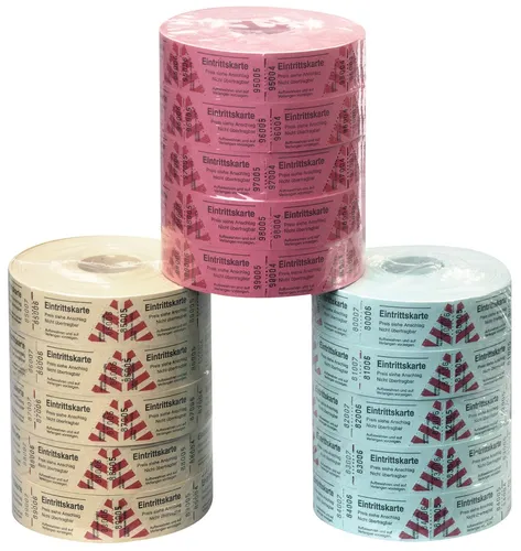 herlitz Eintrittskarten, 1.000 Abrisse je Rolle von herlitz