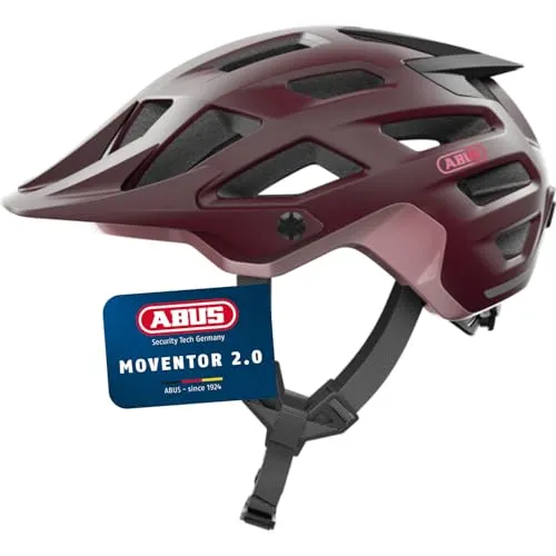 ABUS MTB-Helm Moventor 2.0 - komfortabler All-Mountain-Helm für Damen und Herren - Fahrradhelm mit Multi-Shell In-Mold-Technologie für optimale Sicherheit und Belüftung. Ideal für Gelände und lange Fahrten, verstellbar für perfekten Sitz.