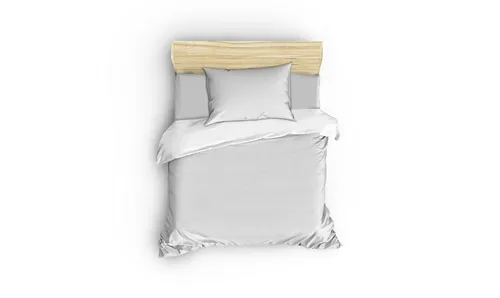 Satin Bettwäscheset (Einzelbett XL) Bettüberwürfe & Tagesdecker 100% BAUMWOLLSAT