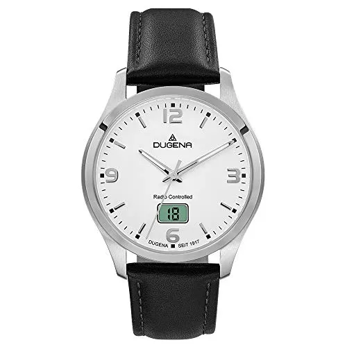 Dugena Herren-Armbanduhr 4460861 Tresor Funk - Elegante Armbanduhr für Herren mit Saphirglas, wasserdicht bis 10 bar und einem hochwertigen Edelstahlgehäuse - ein stilvolles Accessoire für jeden Anlass.