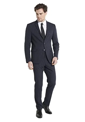 Steffen Klein Classy Gentleman Herren Anzug Slim Fit Nadelstreifen