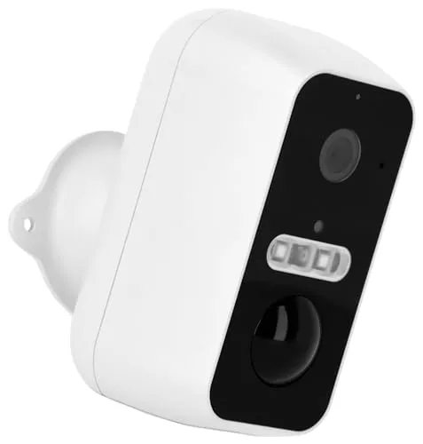 Rollei Wireless Security Cam 2K – Hochauflösende Überwachungskamera mit Bewegungserkennung und App-Steuerung - Überwachungskamera mit 2K Auflösung für gestochen scharfe Bilder, kabelloser Stromversorgung und einfacher Montage für optimale Sicherheit im Außenbereich.