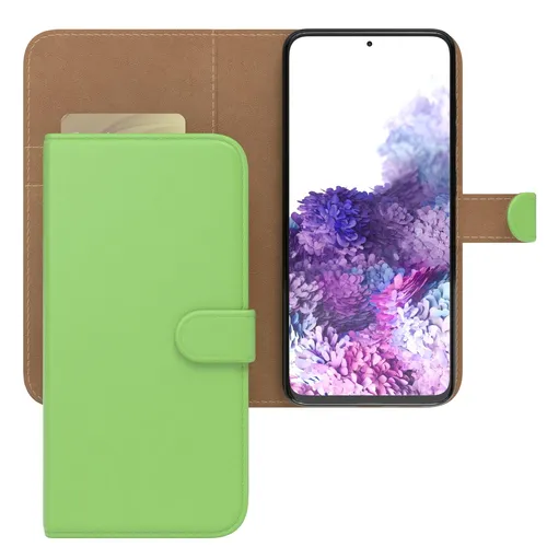 Für Samsung Galaxy S20 / 5G Klappetui Hülle Kunstleder Tasche Handy Case Grün