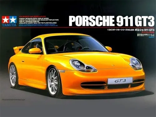 Tamiya 24229 Porsche 911 GT3 1/24 - Modellbausatz - 1:24 Bausatz für den legendären Porsche 911 GT3, ideal für Modellbau-Enthusiasten und Liebhaber von detailgetreuen Automodellen.