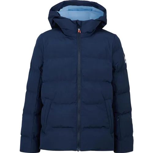 Ziener Amani-z Jacket Junior Girls - Dunkelblau (164) - Synthetische Kinder Isolationsjacken zum Skifahren, mit ZIENER AQUASHIELD Membran für optimalen Schutz vor Nässe und Wind, ideal für junge Abenteurerinnen.