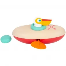 small foot Wasserspielzeug Aufzieh-Kanu Pelikan 287318