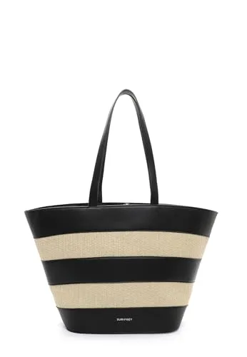 SURI FREY Shopper SFY Bailey 14321 - Damen-Shopper aus hochwertigem Feinsynthetik, PETA-Approved Vegan, vielseitig tragbar als Handtasche oder Umhängetasche, ideal für modebewusste Frauen.