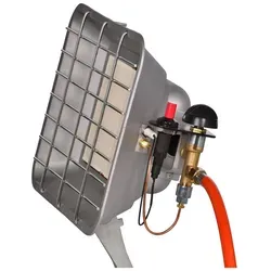 Firefix Gas-Heizstrahler Comfort 4,4 kW Schwarz