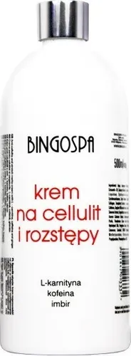 Produktbild BingoSpa Anti-Cellulite und Dehnungsstreifen Creme mit L-Carnitin, Koffein und Ingwer, 500 ml