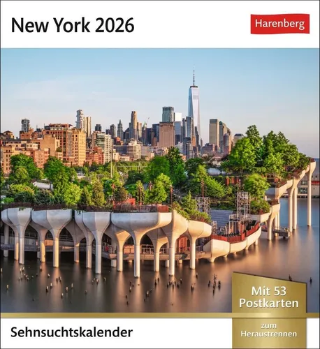 Siegfried Layda | New York Sehnsuchtskalender 2026 von Harenberg