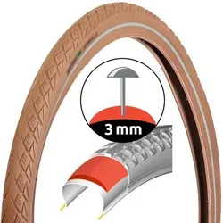 Fahrrad-Reifen Braun Retro Style 28